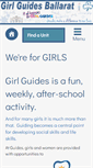Mobile Screenshot of girlguidesballarat.org.au